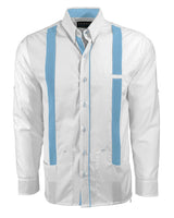 Couture Blanco Acentuado Norteña Guayabera