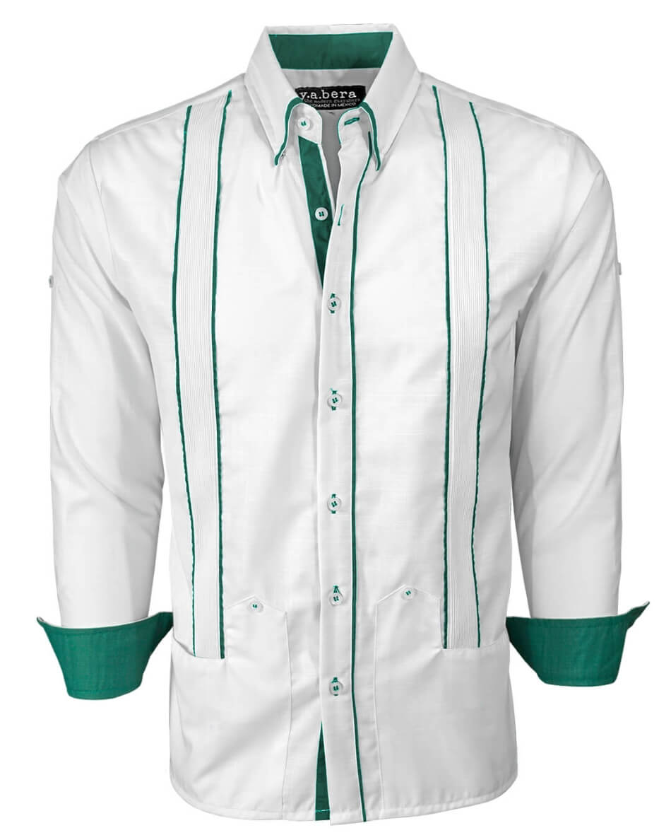 Couture Blanco Delicado Norteña Guayabera