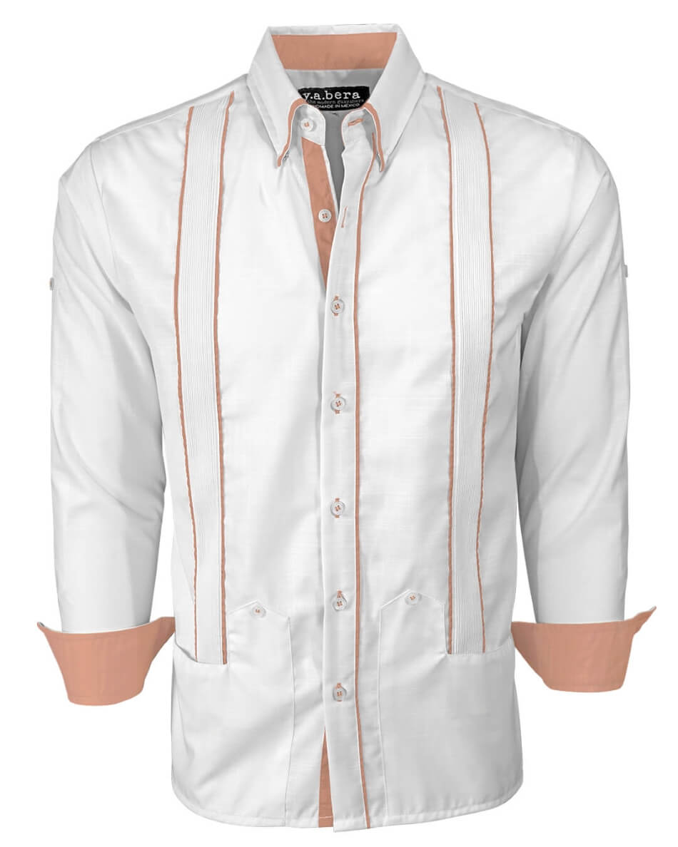 Couture Blanco Delicado Norteña Guayabera