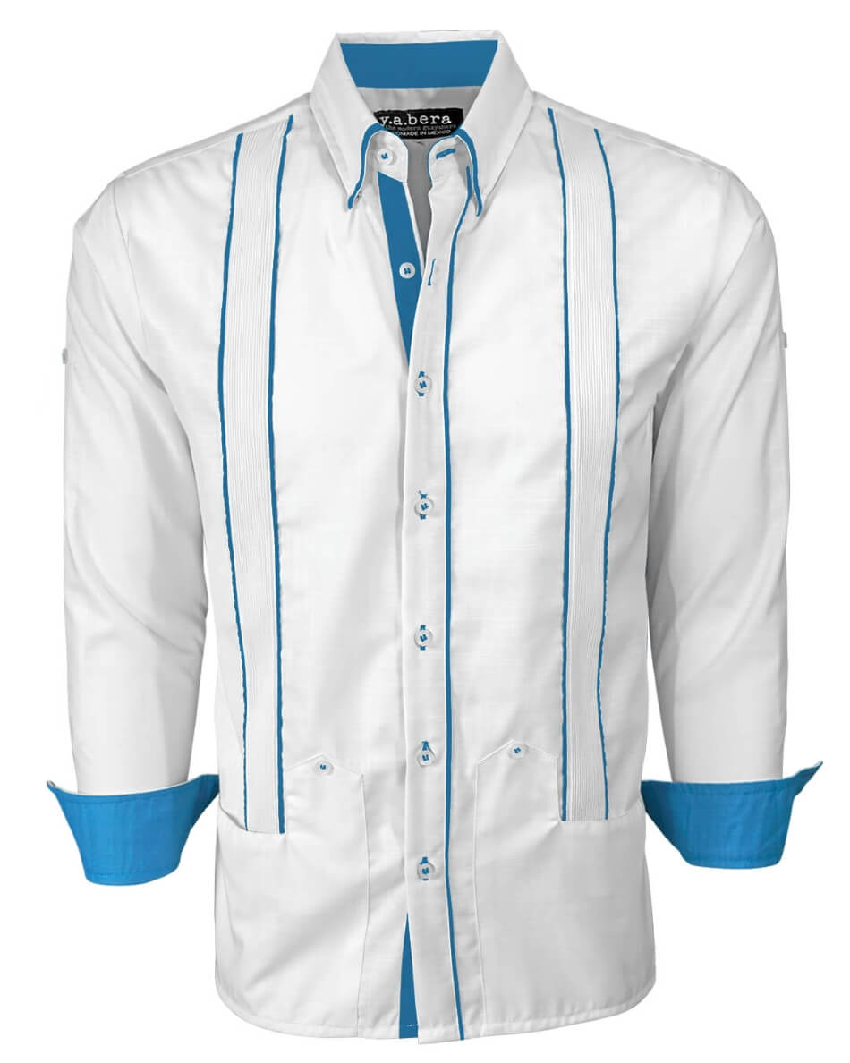 Couture Blanco Delicado Norteña Guayabera