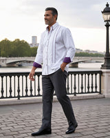 Couture Blanco Delicado Norteña Guayabera