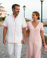 Couture Blanco Clásico Norteña Guayabera