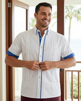 Couture Blanco Clásico Norteña Guayabera