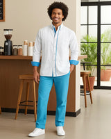 Couture Blanco Clásico Norteña Guayabera