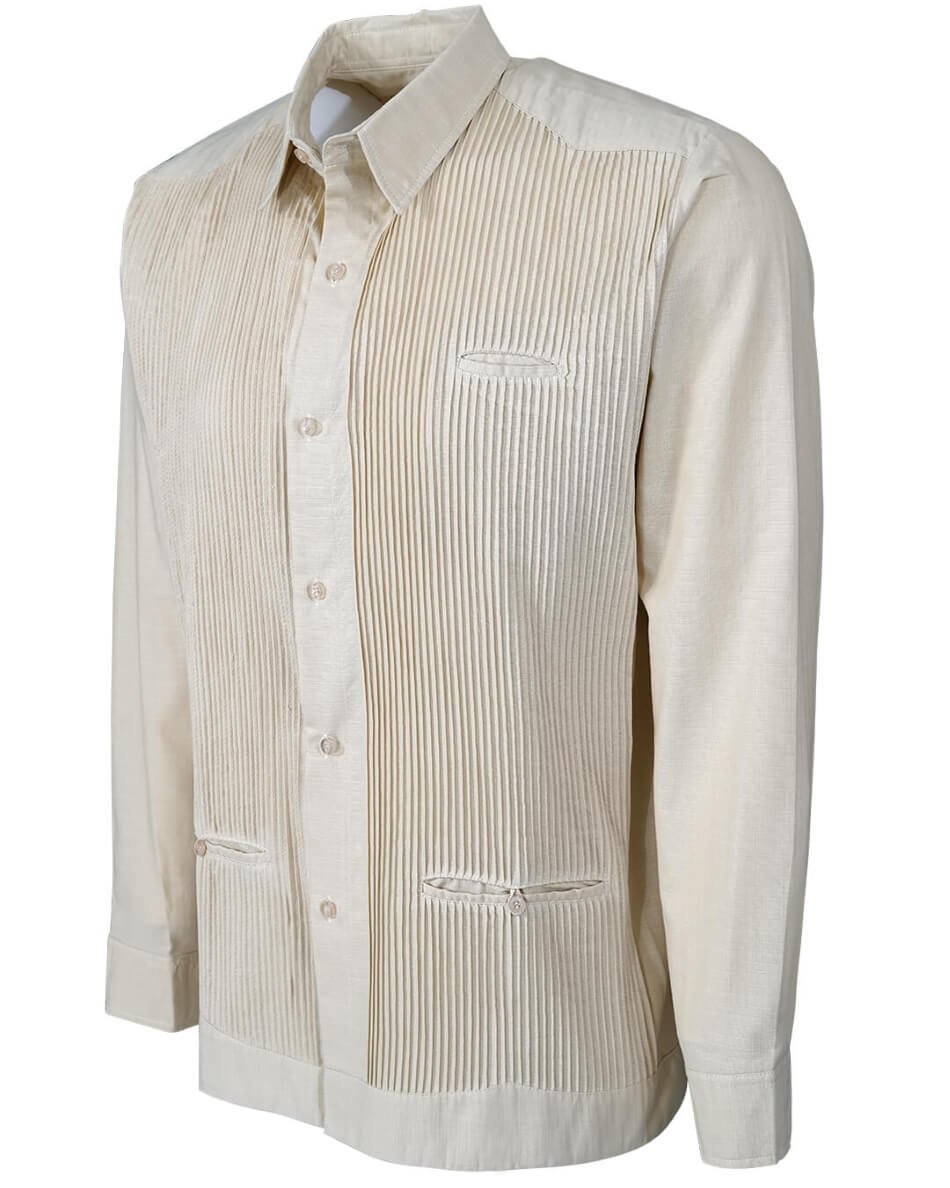 maize dress shirt Prestige LUX-660 Maize Lace Linen Shirt XL