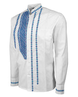 Yucateco Diamante Azules Guayabera