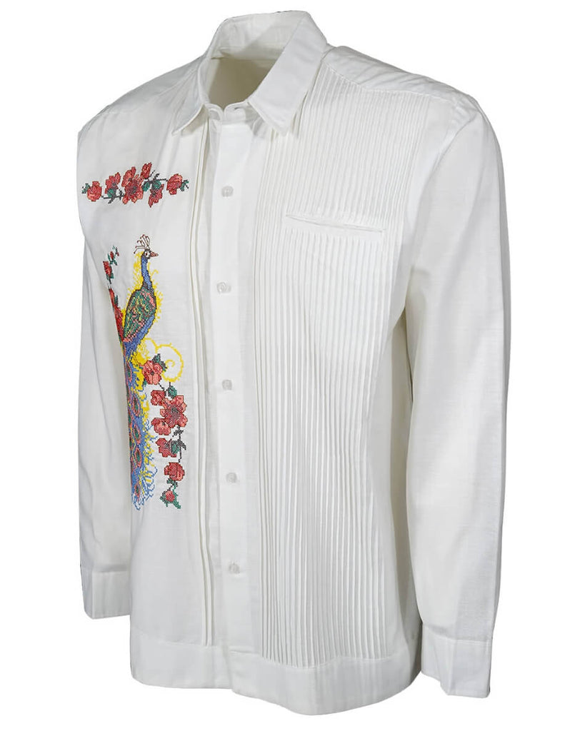Yucateco Mayan Kutz Presidencial Guayabera