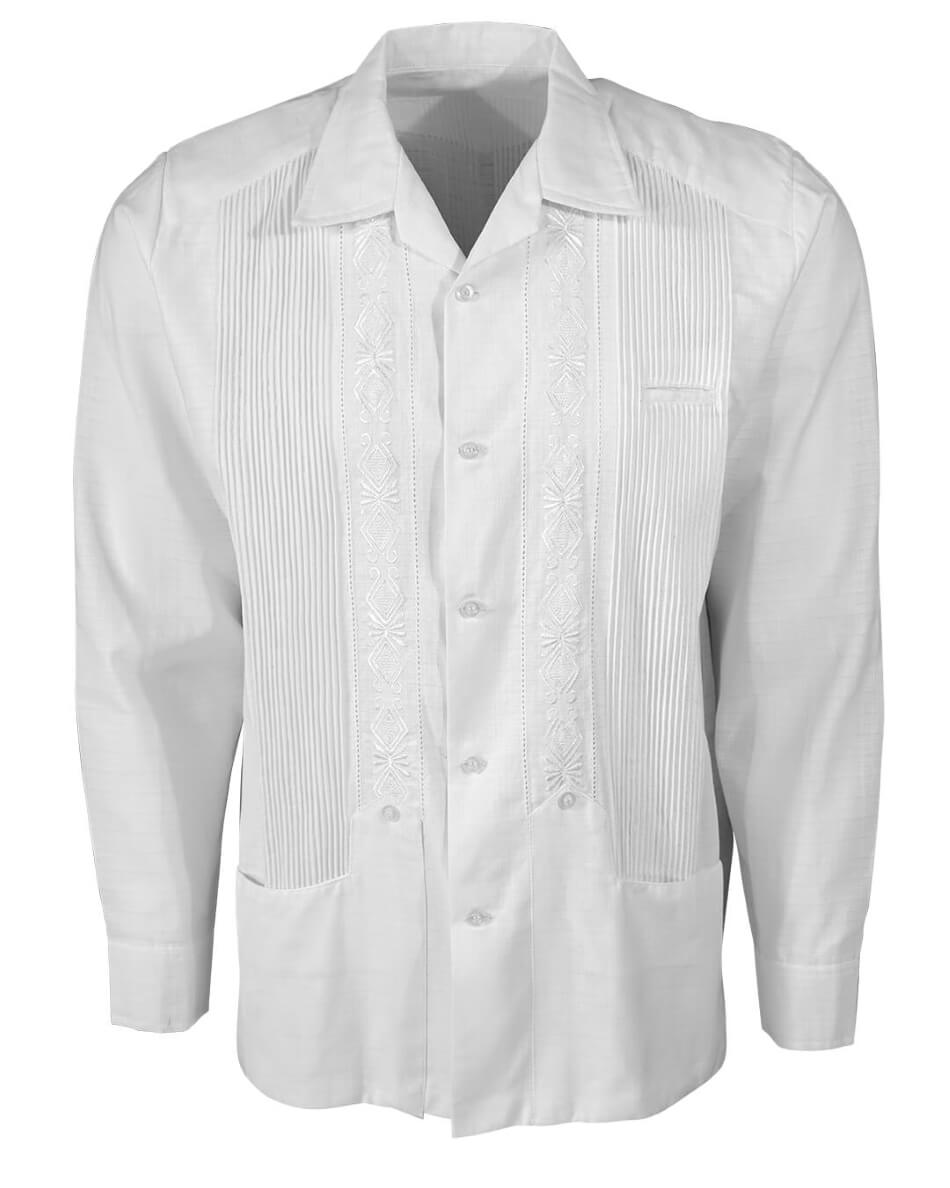 Yucateco Blanco Norteña Guayabera