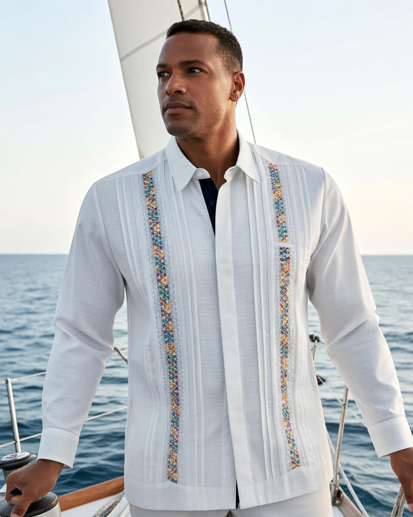 Yucateco Arcoíris Presidencial Guayabera