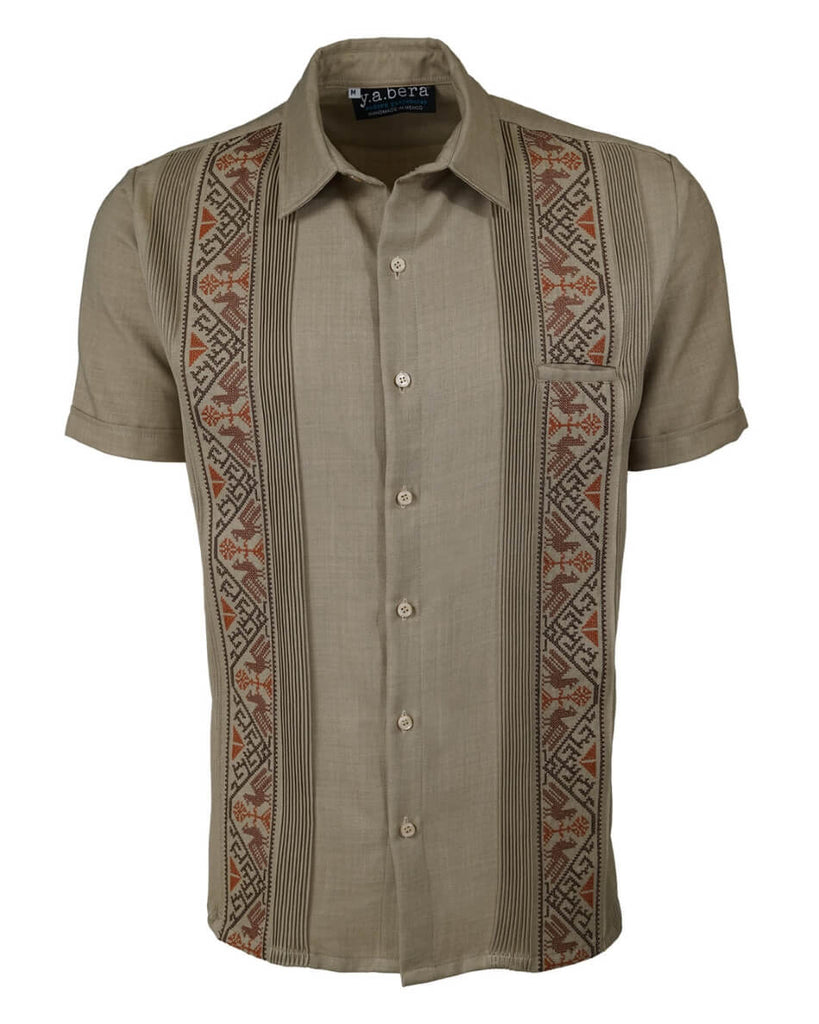Yucateco Sunstone Bird Guayabera