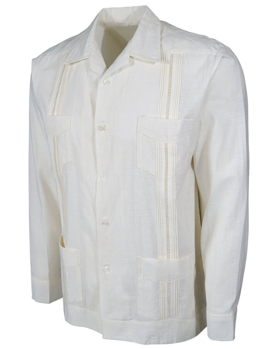 Yucateco Ivory Clasico Cubano Guayabera