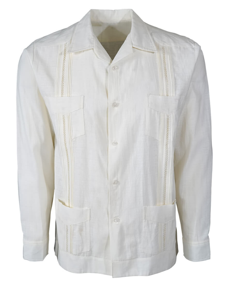 Yucateco Ivory Clasico Cubano Guayabera