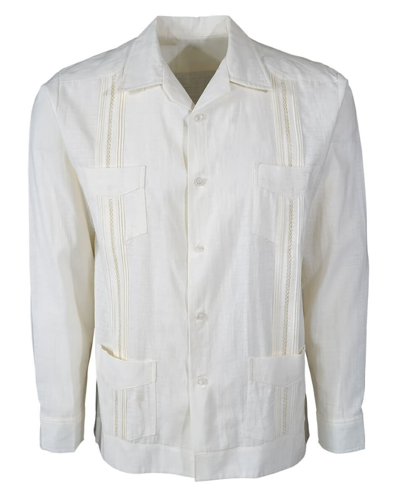 Yucateco Ivory Clasico Cubano Guayabera