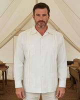 Yucateco Ivory Clasico Cubano Guayabera