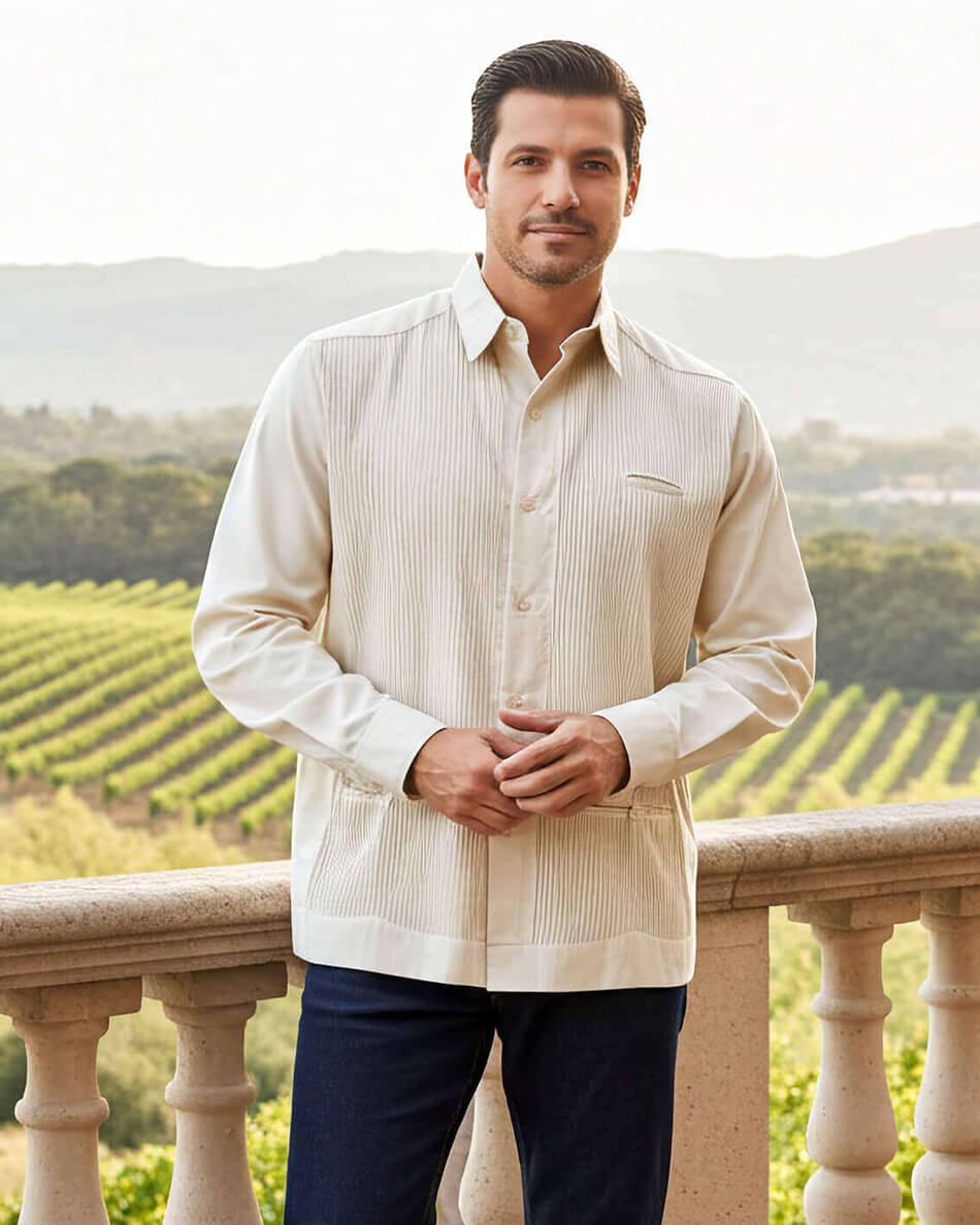 Yucateco Maize Presidencial Galore Guayabera