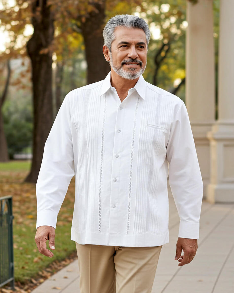 Yucateco Blanco Royal Presidencial Guayabera