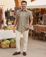 Yucateco Sunstone Bird Guayabera
