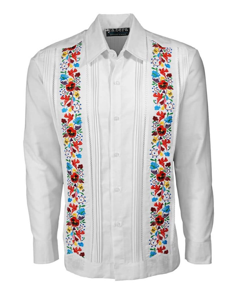Yucateco Flor Maya Guayabera