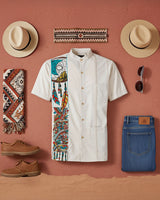 Dreamcatcher Mosaic Guayabera