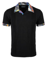 Midnight Tropicale Polo Short Set