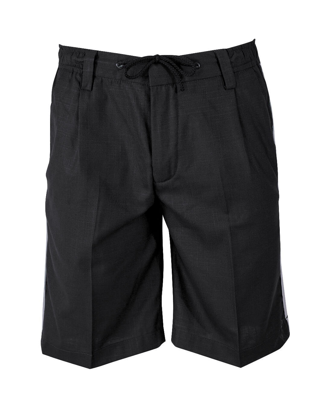Charcoal Grey Guayabera Shorts
