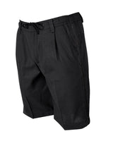 Charcoal Grey Guayabera Shorts