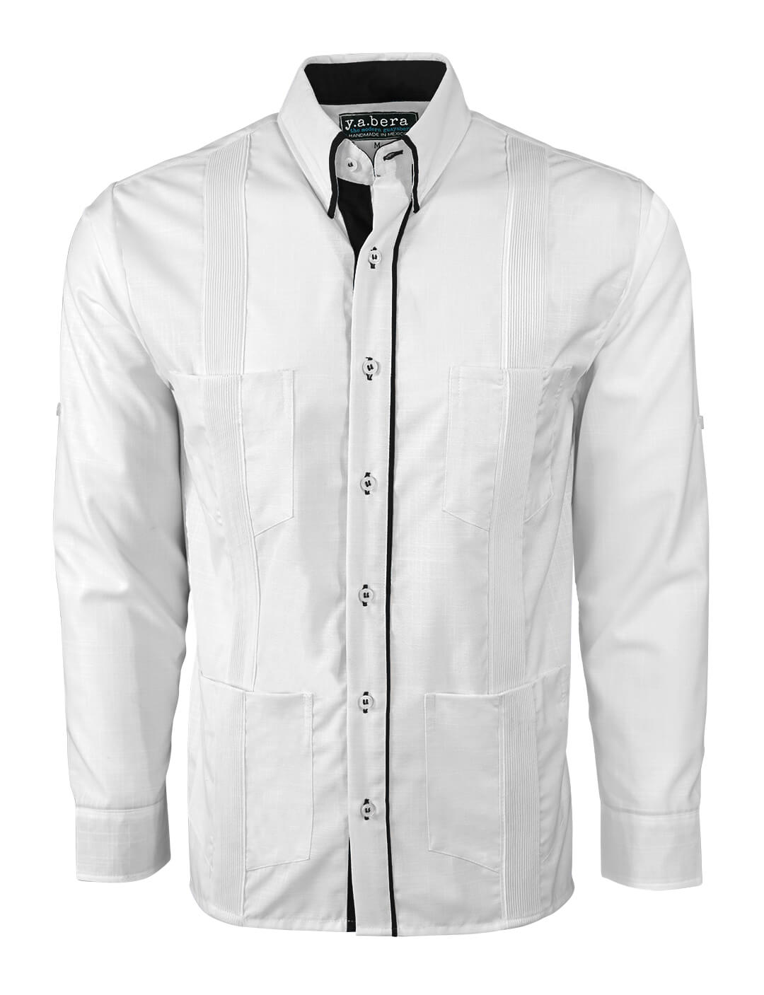 Couture Blanco Clásico Four Pocket Guayabera