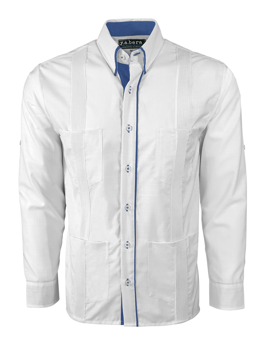 Couture Blanco Clásico Four Pocket Guayabera