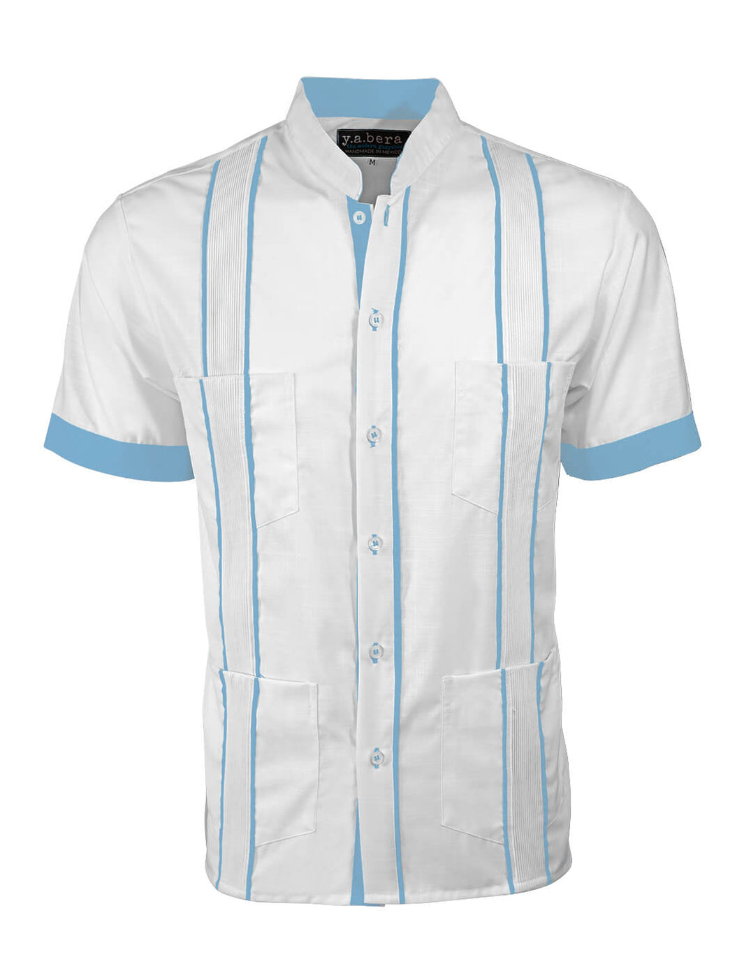 Couture Blanco Delicado Mau Four Pocket Guayabera