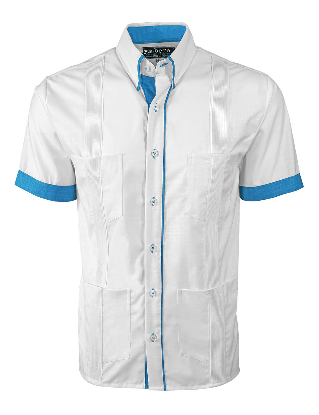 Couture Blanco Clásico Four Pocket Guayabera