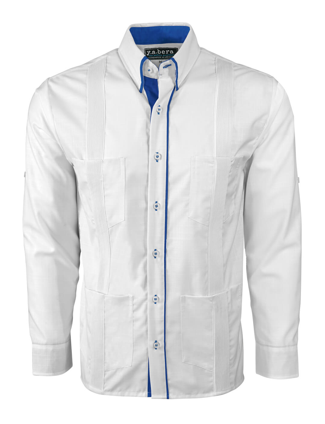 Couture Blanco Clásico Four Pocket Guayabera