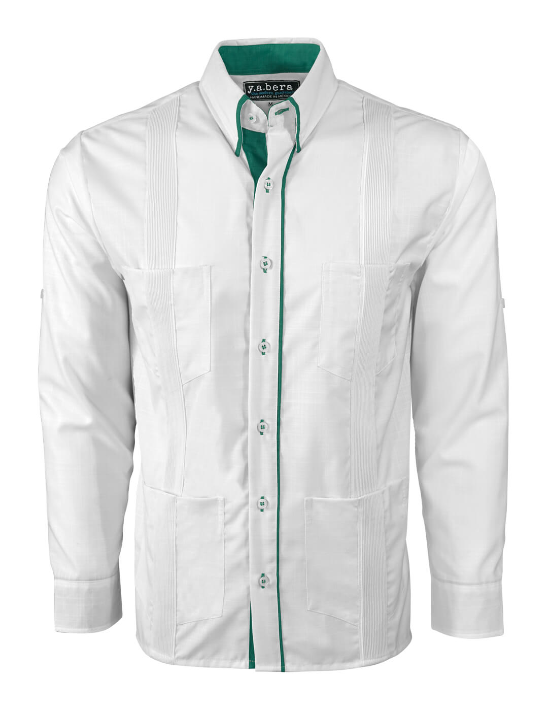 Couture Blanco Clásico Four Pocket Guayabera