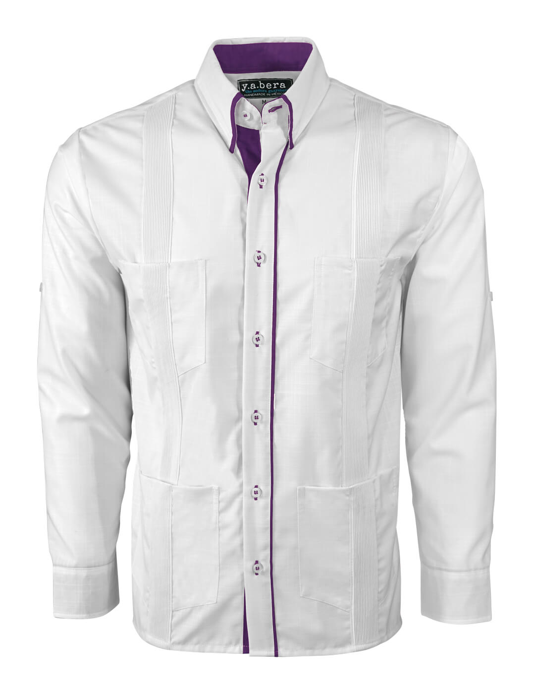 Couture Blanco Clásico Four Pocket Guayabera