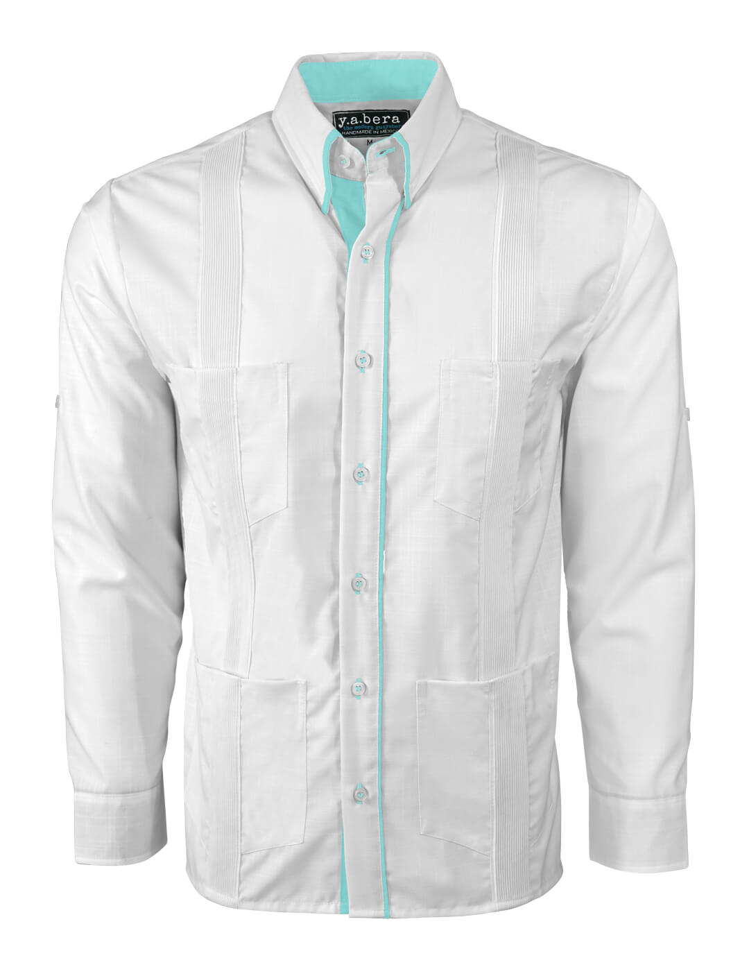 Couture Blanco Clásico Four Pocket Guayabera