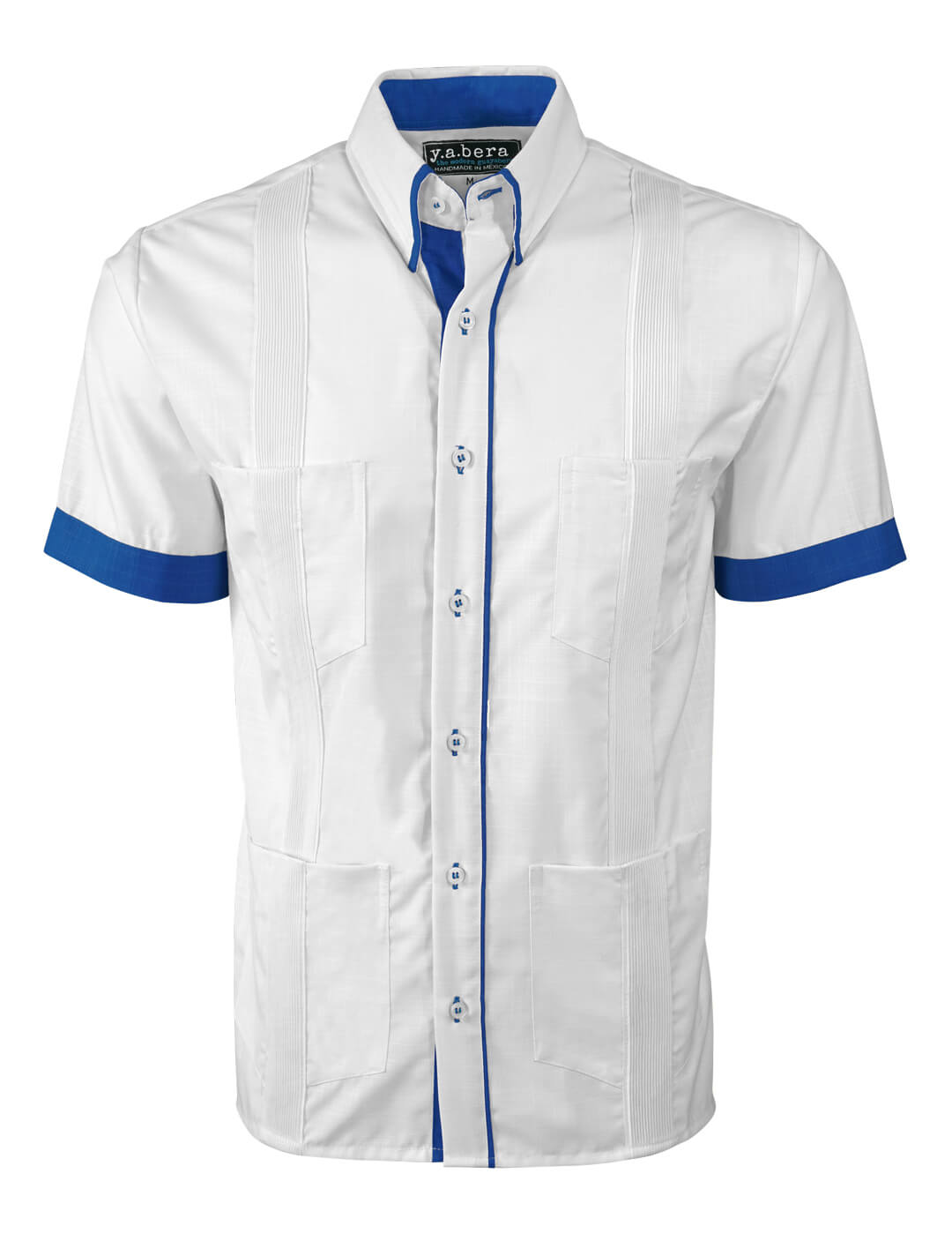 Couture Blanco Clásico Four Pocket Guayabera