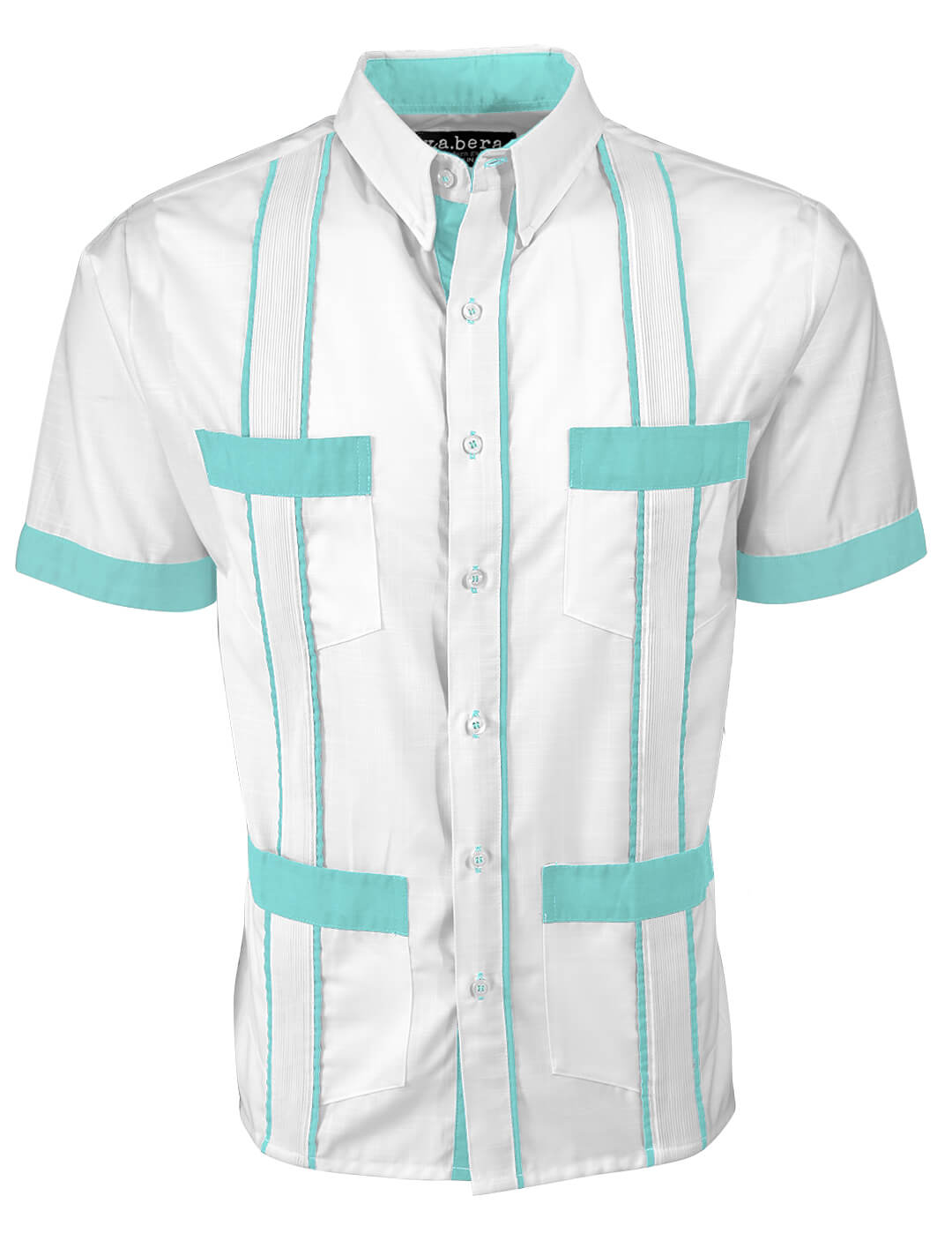 Couture Blanco Delicado Four Pocket Guayabera