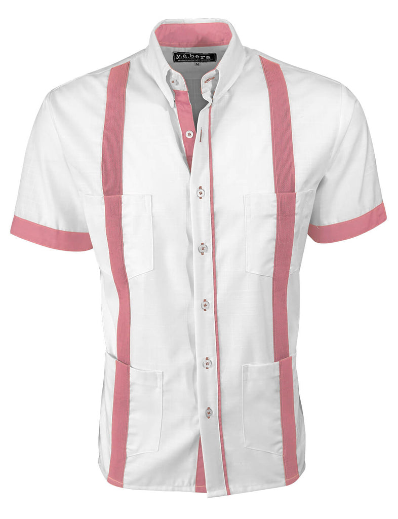 Y.A.BERA Clothing Modern Guayaberas Amor de La Isla Guayabera S