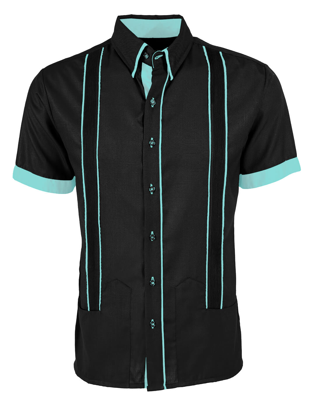 Couture Black Delicado Norteña Guayabera