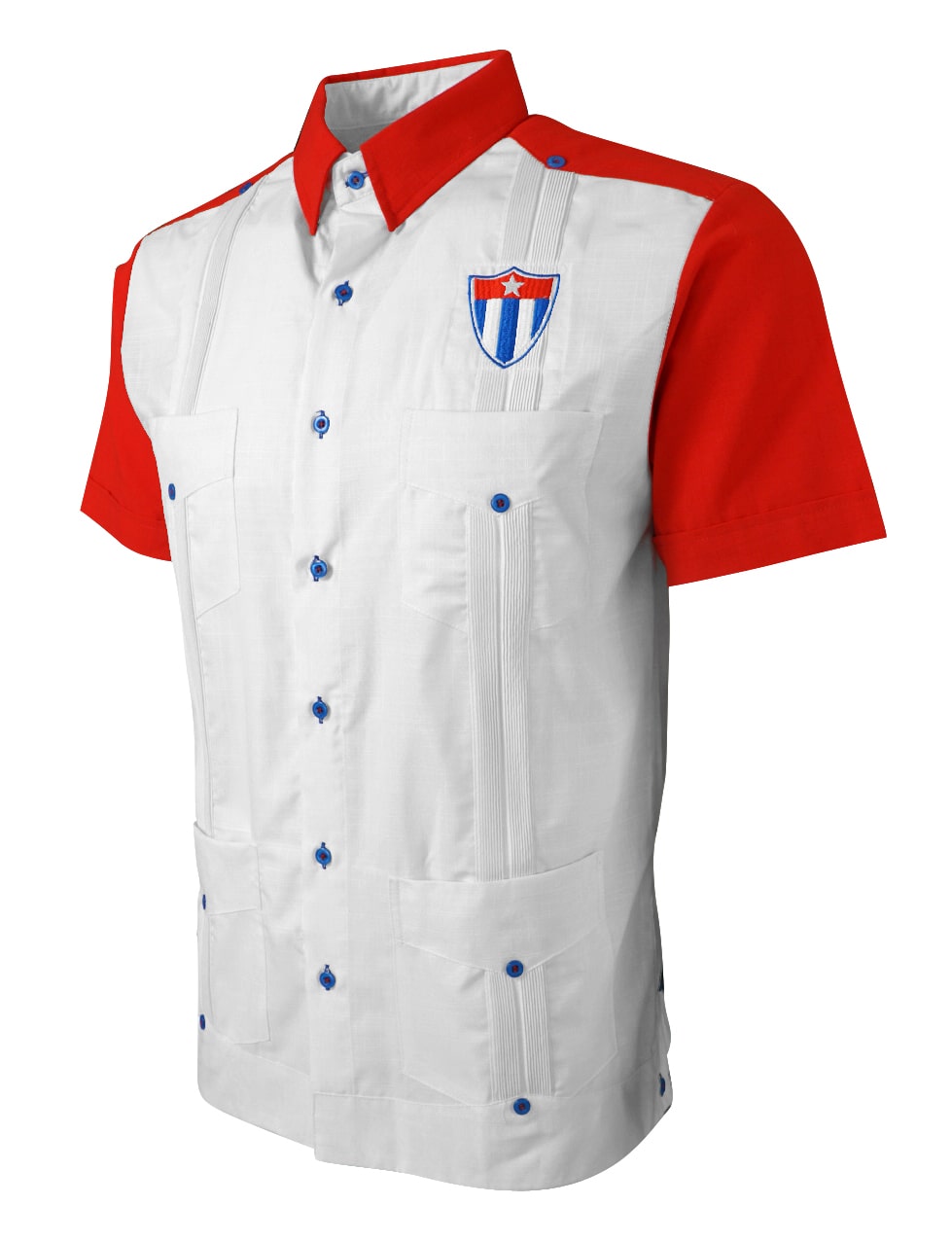 Amor de la Isla Guayabera - Black Label Collection - Shirt 2XLT ✓ Black Label ✓ Collared ✓ Cotton ✓ Medium Fast shipping Worldwide Shipping