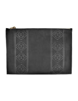 Beto BLK Leather Sleeve - Y.A.Bera Clothing